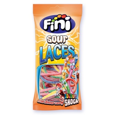 FINI SOUR LACESmultifruit 85g(spaghetti)