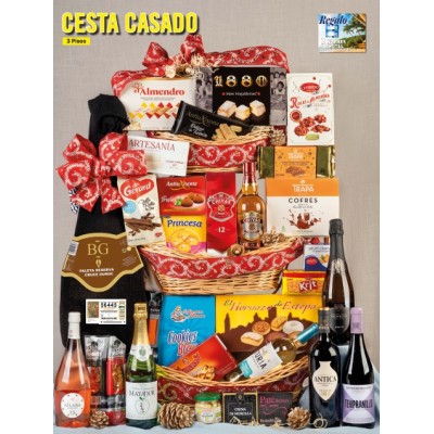 PORRA CESTA TRES PISOS +cartel