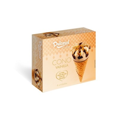 H DUL CONO VAINILLA 4u 125ml
