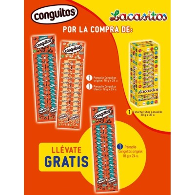 LACA EXPO 36cong+36lacasitos regalo 18cong