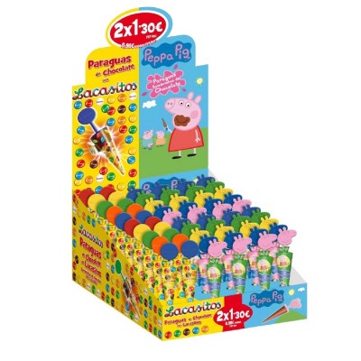 LACA PARAGUAS DE CHOCOLATE 60u 2X1.30_