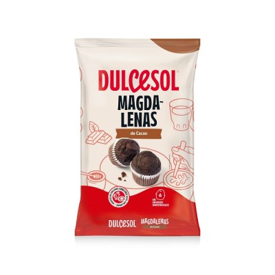 DUL MAGDALENAS CACAO 6u 263g
