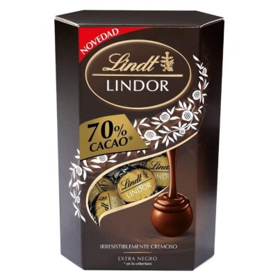 LINDT CORNET NEGRO 70% 137g
