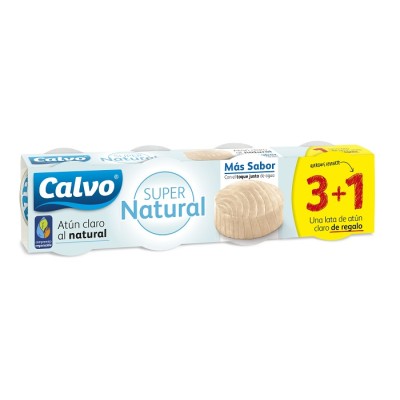 CALVO ATUN CLARO NATURAL pack 3+1