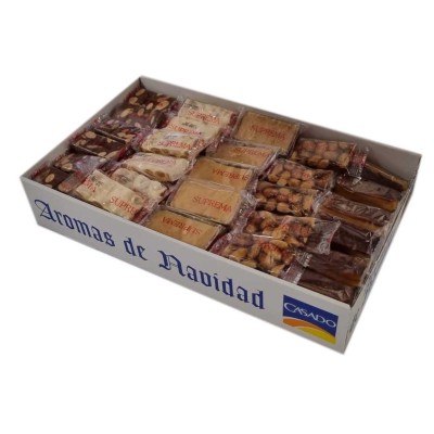 GR 1X1 TURRON PORCIONES SURTIDAS sup 25g 80piezas 3kg
