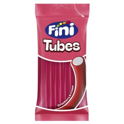 FINI TUBES RELLENO rojo 90g