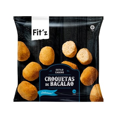 H FIT`Z CROQUETAS BACALAO base patata 300g