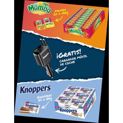 LOTE KNOPERS+MAMBA 48u+regalo cargador coche