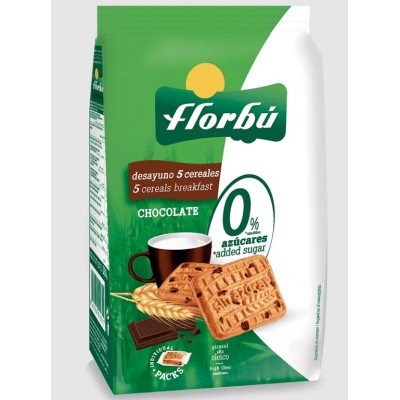 FLOR S/AZ CHOCOLATE 5 CEREALES 310g