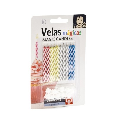 CAR VELAS MAGICAS 10 uds estuche