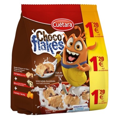 CUE FLAKES CHOCO 120g sticker 1,40
