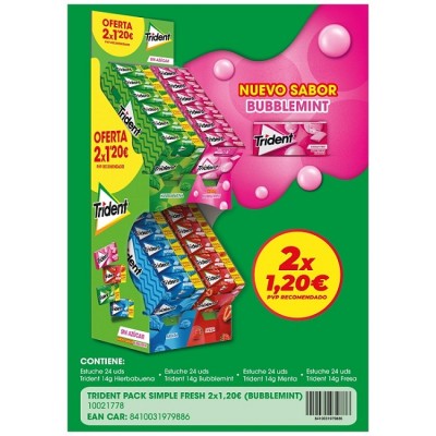 CHU TRIDENT PACK simple FRESH 2X1.20_