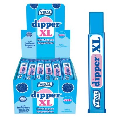 VIDAL DIPPER XL FRAMBUESA 100u
