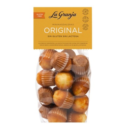 GRANJA SIN GLUTEN s/lactosa MINIMADALENAS 220g