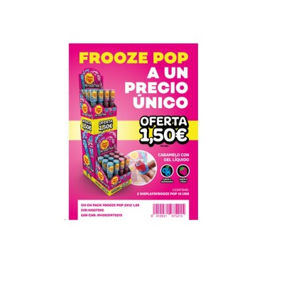 CHU CHUPS FROZE POP 24u