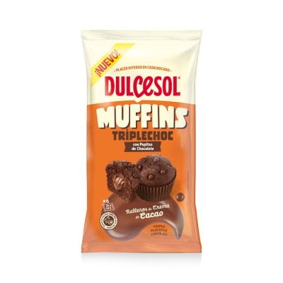 DUL MUFFIN RELLENO CACAO 6u 240g