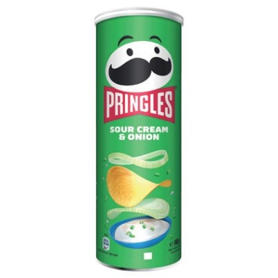 PRINGLES 165g SOUR CREAM&ONION