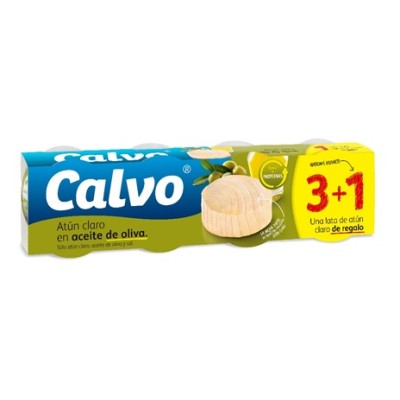 CALVO ATUN CLARO OLIVA Pack 3+1