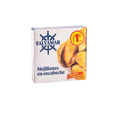 SALV MEJILLONES ESCABECHE RO120 sticker  1,79