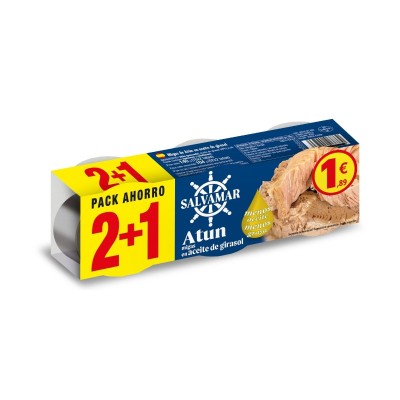SALV ATUN GIRASOL PACK2+1 gratis 1,89_