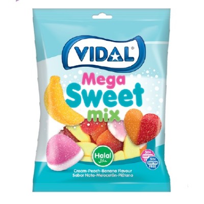 VIDAL HA MEGA SWETT MIX 90g azúcar