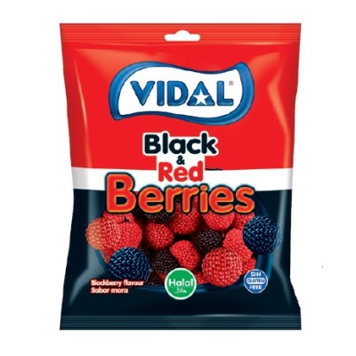 VIDAL HA BLACK ¬ RED BERRIES 90g