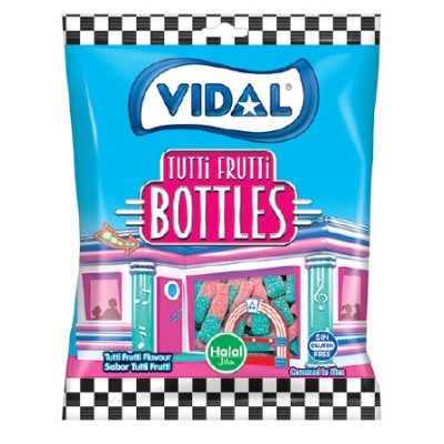 VIDAL HA TUTTI FRUTTI BOTTLES 90g