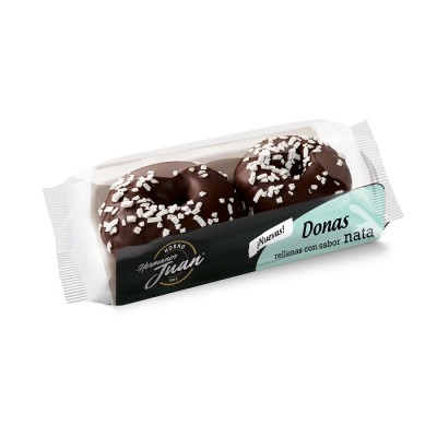 HNOS SOLES CACAO rellenos BLANCO 2u