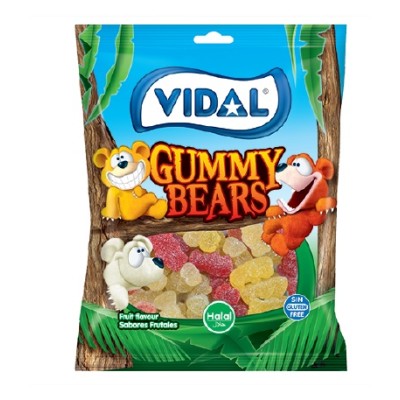VIDAL HA GUMMY BEARS 90g