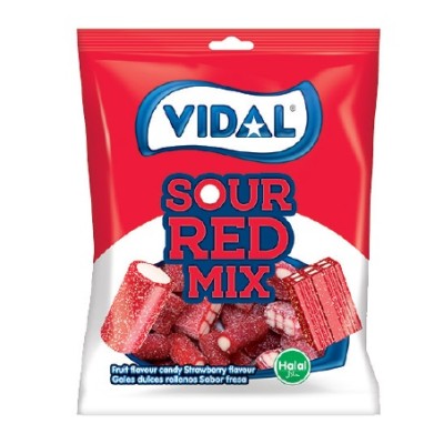 VIDAL HA SOUR RED MIX 90g