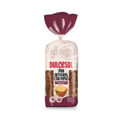 DUL PAN DE MOLDE INTEGRAL PIPAS 675g