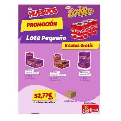 GRE LOTE VALOR PEQUEÑO + 8 COCACOLAS