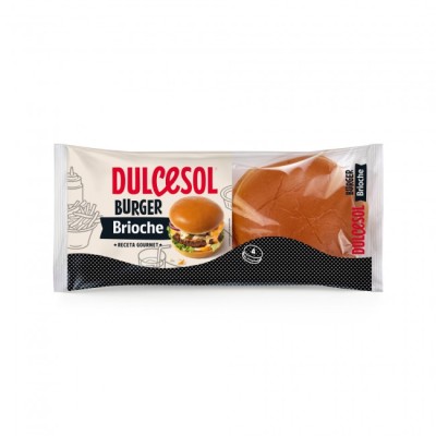 DUL BURGER BRIOCHE 4u 340g