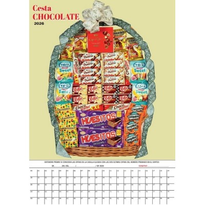 PORRA CESTA CHOCOLATE+cartel
