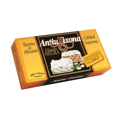 ANTIU TURRON ALICANTE 65%etiqueta negra 150g