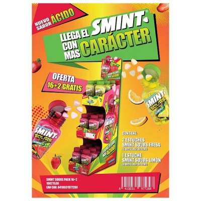 CHU SMINT SOUR PACK16+2gratis