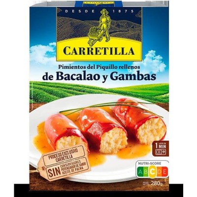 CARR PIMIENTOS RELL BACALAO 280g