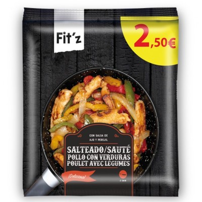 H FIT`Z SALTEADO POLLO Y VERDURAS 250g sticker 2,5_
