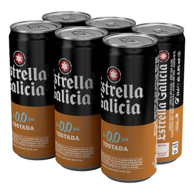 GALICIA lata TOSTADA 0.0 33cl 4x6