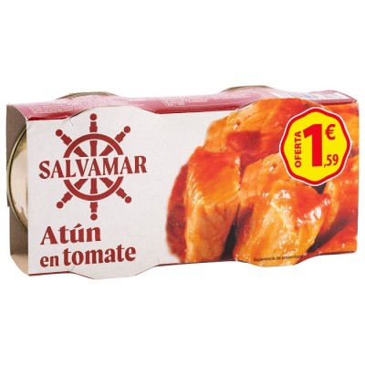 SALV ATUN EN TOMATE PACK2 1,59