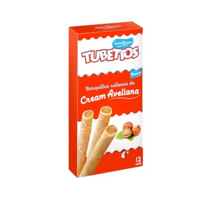 ANTIU XIXONA TUBOS RELLENOS AVELLANA 75g