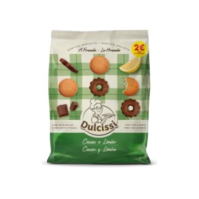 DULCISSI GALLETA CACAO Y LIMON 340g