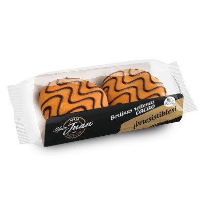 HNOS BOMBAS RELLENAS CHOCO 2u 164g