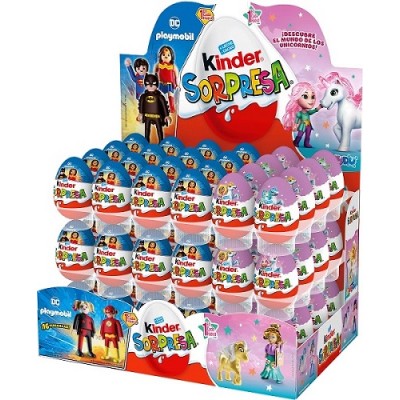 FERR KINDER SORPRESA T1 72ud PLAYMOBIL+UNI