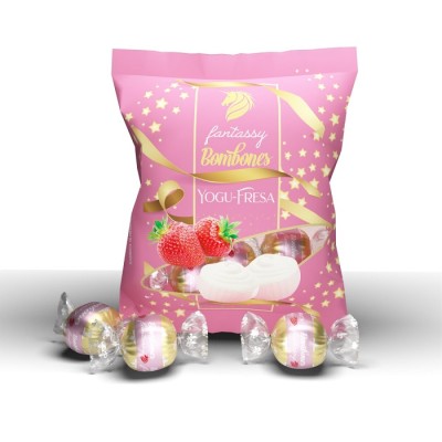 EURO BOMBONES YOGUR FRESA 70g