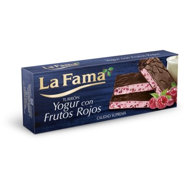 FAMA TURRON YOGUR FRUTOS ROJOS 150g